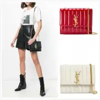 在飛比找Yahoo!奇摩拍賣優惠-SAINT LAURENT YSL Vicky Chain 