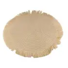 Round Braided Placemat Paper Bowl Mat Dining Table Decor Dining Table Mat Home