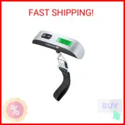 Fosmon Digital Luggage Scale, LCD Display Backlight Temperature Baggage Scale wi