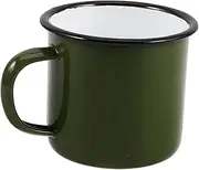NULYLU Retro Enamel Camping Coffee Mug Vintage Outdoor Cup for Hiking Picnics Adventures Capacity Stylish Functional Enamel Tea Mug for Outdoor Use