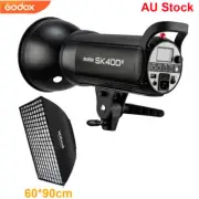 Godox SK400II 2.4G 400W Studio Flash Strobe Head + 60x90cm Grid Softbox