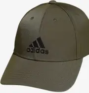 NEW! adidas Men's Decision II Adjustable Golf/Pickleball Hat-Olive Green/Black