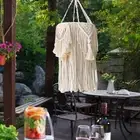Macrame Lamp Shade Ceiling Pendant Light Shade for Wedding Teahouse