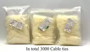Zip Ties Plastic Cable 1.8 x 100 mm Ties 3000 Cables Ties in Total