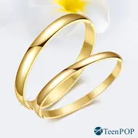在飛比找蝦皮商城精選優惠-情侶手環 對手環 ATeenPOP 鋼手環 時尚簡約 金色款