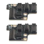 2Pcs Extrusion Adapter Board for P1P P1S Extrusion Adapter Interface Board for P1 Series Extrusion 3D Printer Black