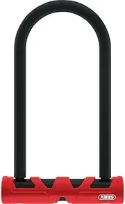 Abus U-Bolt Ultimate 420+ Loop Cable Lock, Black/red, 230 mm