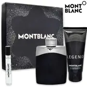 Montblanc legend edt pack 100 ml + travel 7.5 ml + shower gel 100 ml