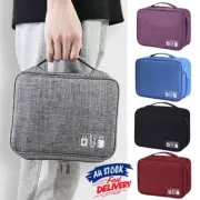 Cable Organizer Bag Travel Case Storage Charger Electronic Accessories USB New