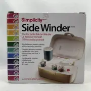 Simplicity 388175A Sidewinder Portable Automatic Bobbin Winder Machine, 120 Volt