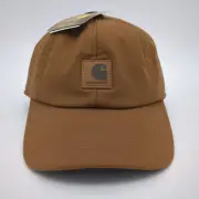 Carhartt Fitted Ear Flap Hat Cap Brown Mens Medium Large Fit Insulated