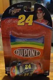 JEFF GORDON #24 Winner's Circle 1:64 Dupont Car w/Autographed Hood