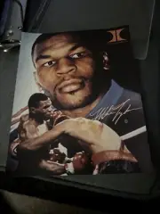 Mike Tyson Las Vegas Hilton BOXING Press Photo LOoK plus free bonus ALI card
