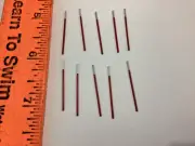 CUSTOM 1/64 all metal red t-post bag of 10