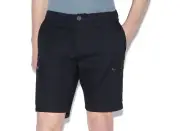 $90 A|X ARMANI EXCHANGE Men's Basic Side Zip Short, Navy, 29