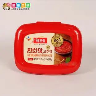 健康本味 韓國CJ韓式辣椒醬500g[KR710760] 韓式 料理醬 烤肉沾醬 拌麵醬 拌飯 料理 韓國廚房