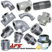 Malleable Iron Fittings Water Gas Steam Compression Pipe Zinc Fittings BSPT