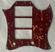 New For Custom Gibson SG Standard Style 3 Pickup Guitar Pickguard,Red Tortoise