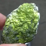 42Ct Moldavite Genuine Raw Moldavite Crystal from Czech Republic PICcertificate