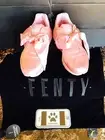 Puma Fenty by Rihanna Bow Sneaker Pink Silver 365054-01 Women's Size 7-9
