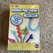 9 Pack Telescopic Pop Tube Toy, Sensory Fidget Tubes For 3+ Years