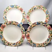 NWT JACOBEAN Set Of 4 Royal Doulton 7.75" Salad / Dessert Plates Porcelain VTG