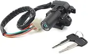 GZYF Motorcycle Ignition Switch Lock & Keys Set Compatible with Kawasaki ZZR400 ZZR600 ZXR750 Ninja ZX-6R ZX-7R ZX-9R