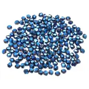 100pcs 8mm Bicone Glass Crystal Beads Faceted Beads Dark Blue