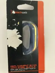 Blackweb Replacement Band For Fitbit Flex 2 Black And Yellow
