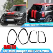 Gloss Black Headlight Taillight Frame Cover For Mini Cooper R60 2011-2016 2012 (for: Mini)