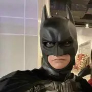 Superhero Bruce Wayne Masks Latex Full Head Batman Mask Cosplay Mask Funny Props