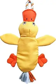 Flirt Pole Replacement Toy - Multi-Sensory Tough Tug Toy for Mighty StrongBite Flirt Pole for Dogs, Flirt Pole Attachment Lure Toy (Duck)