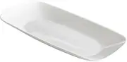 [CORELLE] Square Round 10-1/2-Inch Serving Tray, Pure White