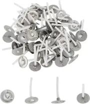 500Pcs Pre-Waxed Candle Wicks with Metal Tabs