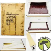 Gone With the Wind Anniversary Doll Glass Wood Display Case NEW