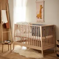 在飛比找蝦皮購物優惠-丹麥 Leander Linea 實木成長型嬰兒床 床邊床 