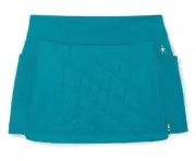 Smartwool Smartloft Merino Wool Pull On Quilted Skirt Emerald Green Women’s S