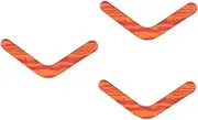 Kisangel 2 Pcs Boomerang Wooden Plane Boomerang Plaything Kids Camping Play Set Fast Catch Boomerangs Outdoor Sporting Children Boomerang for Kids Mini