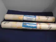 Vintage Double Roll Football Wallcovering by Sears Two Rolls 71.75 square ft x2