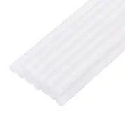 12pcs Mini Hot Glue Sticks for Glue Gun 0.27-inch x 4-inch Glitter White