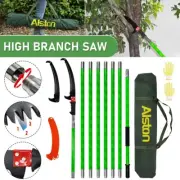 Alston 8M Extendable Manual Pole Pruner Tree Trimmer High Branch Saw Pole Hook