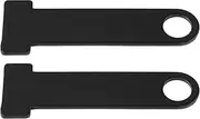 Helmet Strap Lock, Stainless Steel Motorcycle Universal Helmet Strap Lock, Helmet Quick Release Buckle Replacement Kit Steel Lock Steel Lock (Black)