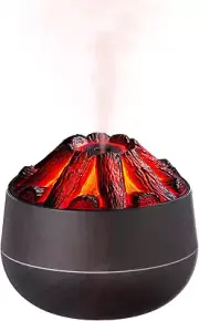 Humidifier Flame Essential Diffuser 300Ml Ultra-Quiet Auto-Off Aromatherapy Diff