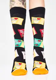 [Cool Socks] Send Noods Crew Socks