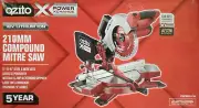 OZITO 210mm Power X Change PXC 18V Li-ion Cordless Compound Mitre Saw -Skin Only