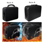 Fireproof Document Bag, Expanding File Folder, with Combination Lock, Pouch