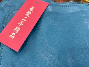 ☆最愛二手精品☆ Proenza Schouler PS1 C1 中款淺藍色全皮金釦釦式翻蓋手提包肩背包斜背包兩用包 XB8893