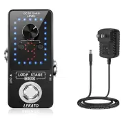 Looper Effect Pedal with 9 Loops Tuner Function, Guitar Effects 40 Minutes Unlim