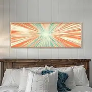 Watercolor Abstract Art Print On Light Speed Tunnel Pastel Colors And Earth Tones Modern Home Decor Contemporary Mcm Art