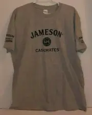 JJ&S Jameson Caskmates Grey Mens Crew Neck T-Shirt Size Extra Large New